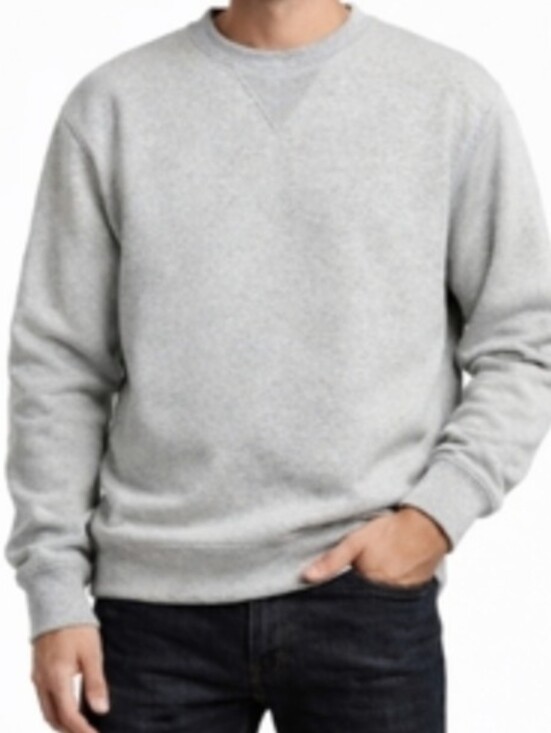 DSG Tops - DSG NWT Classic  Basic Grey Fleece Crew Oversized Sweatshirt L